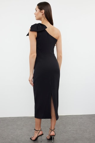 Vestido assimétrico - Preto