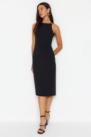 Vestido midi - Preto 