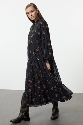 Vestido comprido - Preto