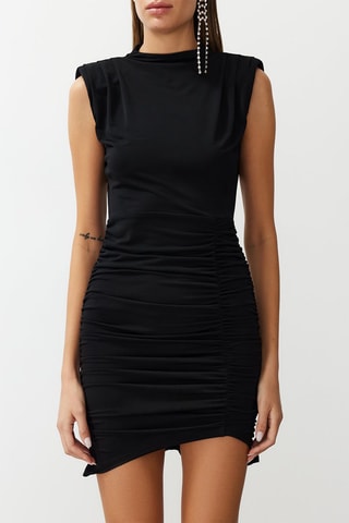 Vestido justo - Preto