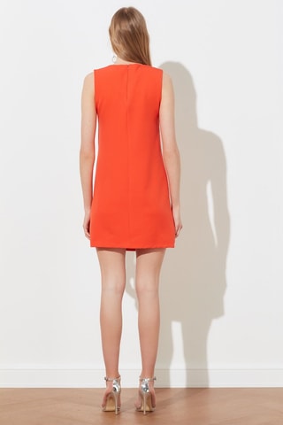 Vestido direito - Laranja 