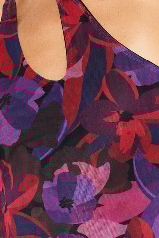 Vestido assimétrico Multicolor