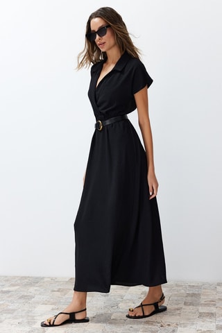 Vestido midi - Preto