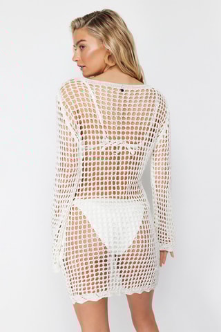 Vestido de praia - Cru