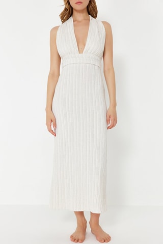 Vestido de praia - Cru