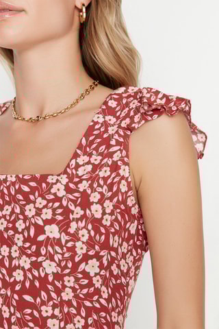 Vestido Castanho-claro