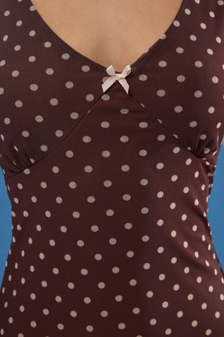 Vestido comprido - Castanho