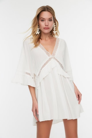 Vestido direito Branco