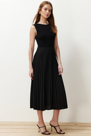 Vestido midi - Preto