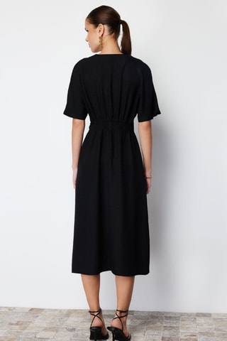 Vestido midi - Preto