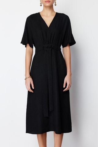 Vestido midi - Preto