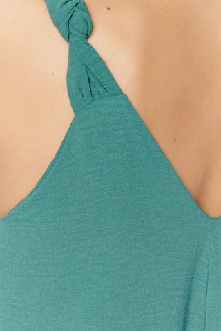 Vestido midi Turquesa