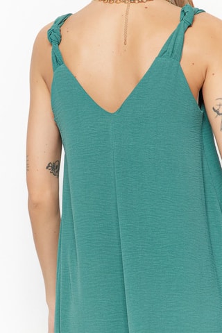 Vestido midi Turquesa