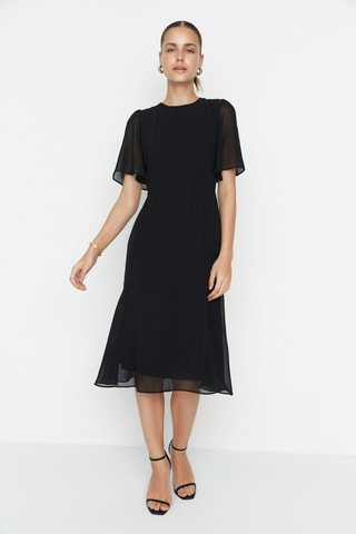 Vestido direito - Preto