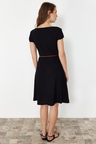 Vestido midi - Preto