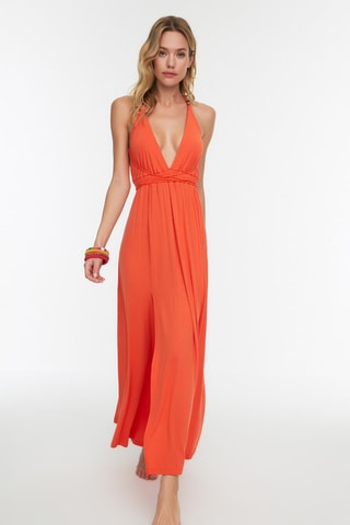 Vestido comprido Laranja