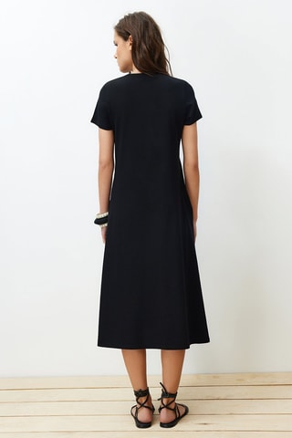 Vestido midi - Preto