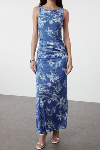 Vestido comprido - Azul