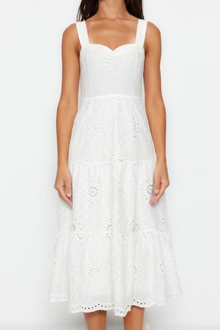 Vestido médio - Branco