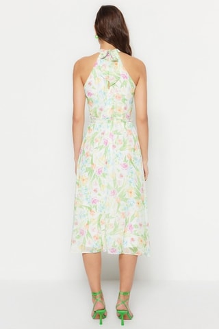 Vestido médio - Cru