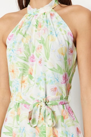 Vestido médio - Cru