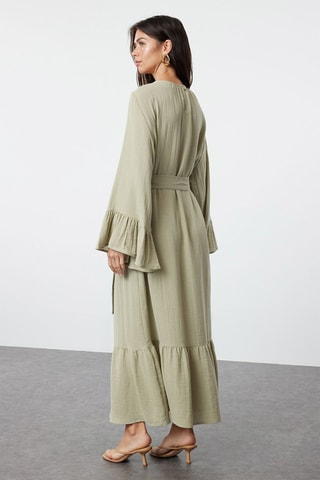 Vestido comprido - Menta