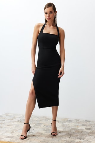 Vestido justo - Preto