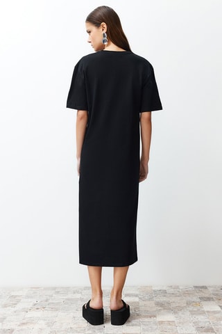 Vestido t-shirt - Preto