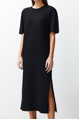 Vestido t-shirt - Preto