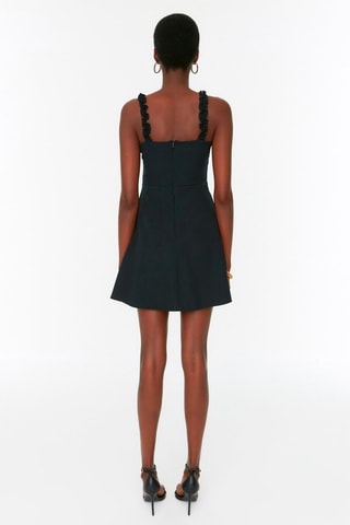 Vestido estilo patinadora Preto