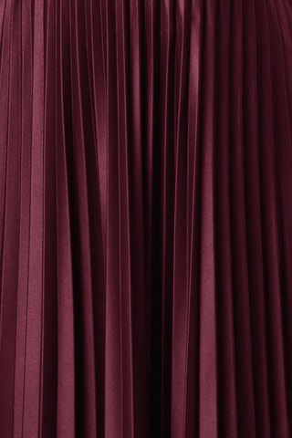 Saia plissada - Bordô