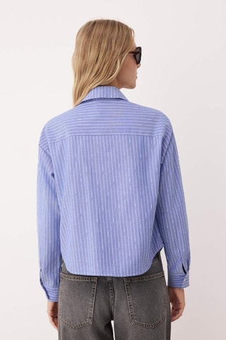 Camisa oversize - Azul