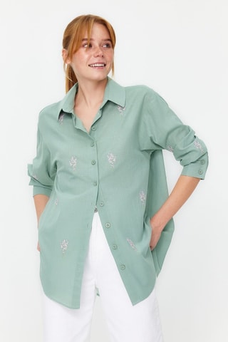 Camisa oversize - Caqui