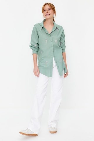 Camisa oversize - Caqui
