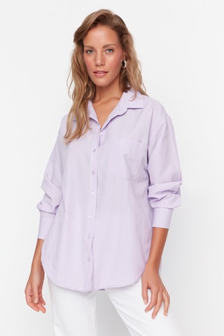 Camisa relaxed - Malva