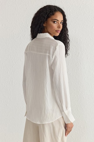 Camisa regular - Branco