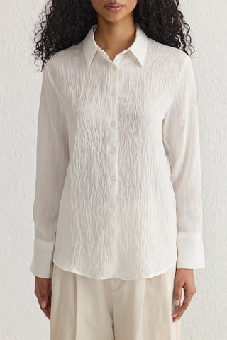 Camisa regular - Branco