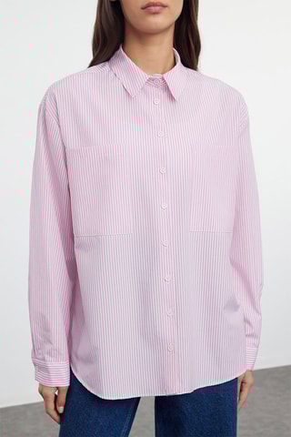 Camisa oversize - Rosa