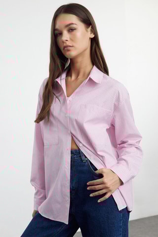 Camisa oversize - Rosa