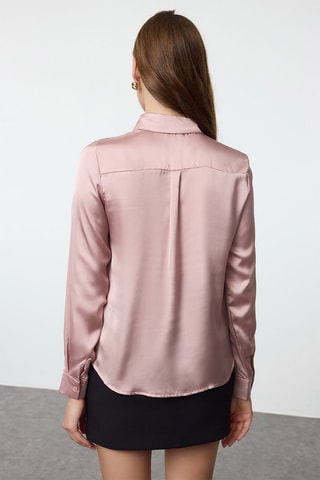Camisa regular - Rosa