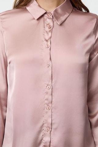 Camisa regular - Rosa