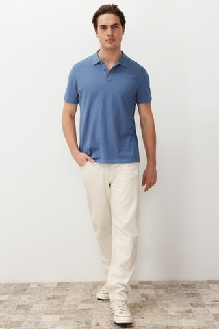 Polo regular - Índigo