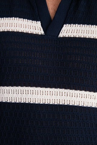 Polo regular - Azul-marinho