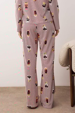 Pijama - Vermelho e branco