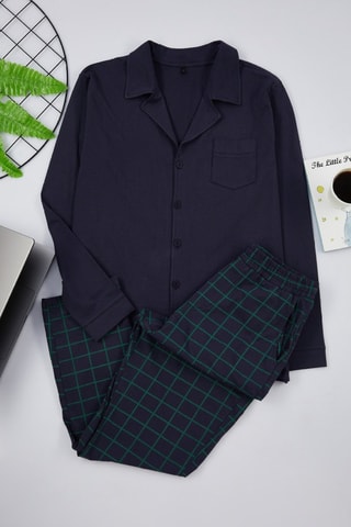 Pijama - Azul-marinho