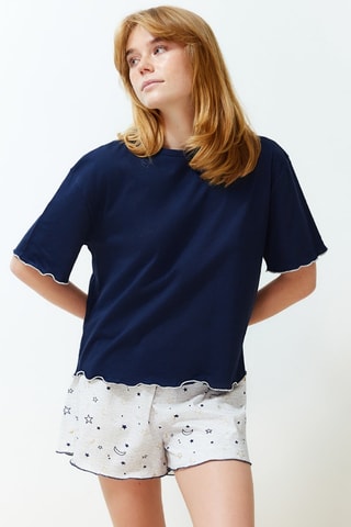 Pijama - Azul-marinho