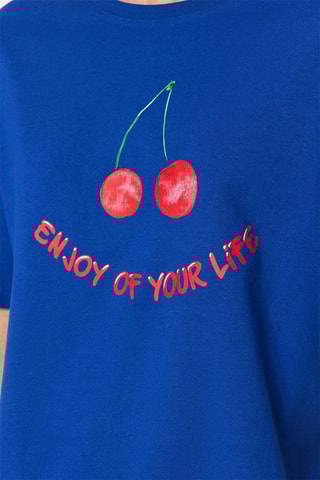 Pijama - Azul-eléctrico