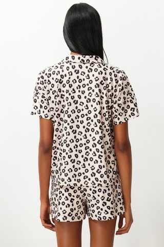 Pijama - Bege e preto