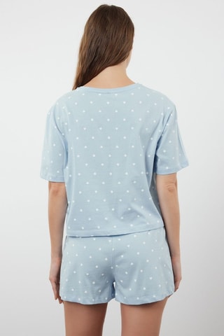 Pijama - Azul-celeste