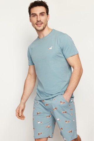 Pijama - Azul-celeste